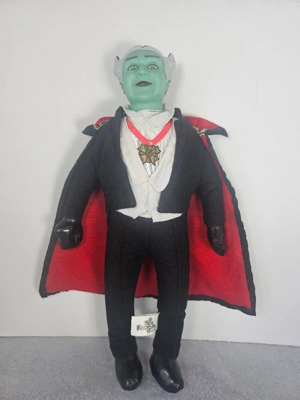 Vintage The Munster's Grandpa Munster 14 Inch Plush Figure Doll By Toy Factory
